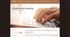 Desktop Screenshot of dissertationcountry.com